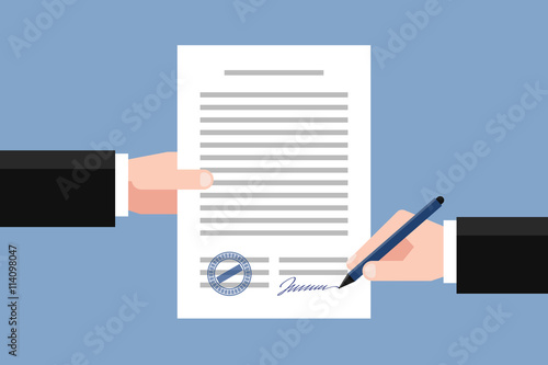 Signing of business agreement