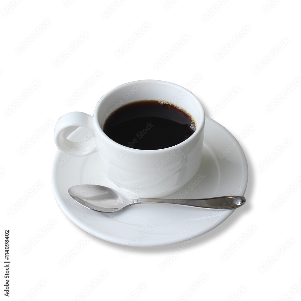 Coffee cup isolated on white background