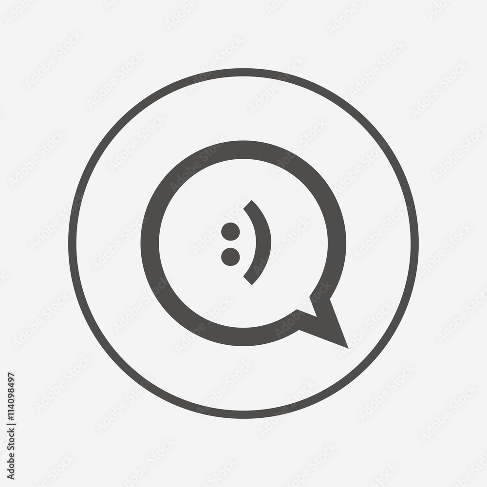 Chat sign icon. Speech bubble symbol. Chat sign icon. Speech bubble symbol.