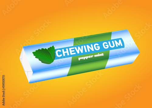 Pack of chewing gum