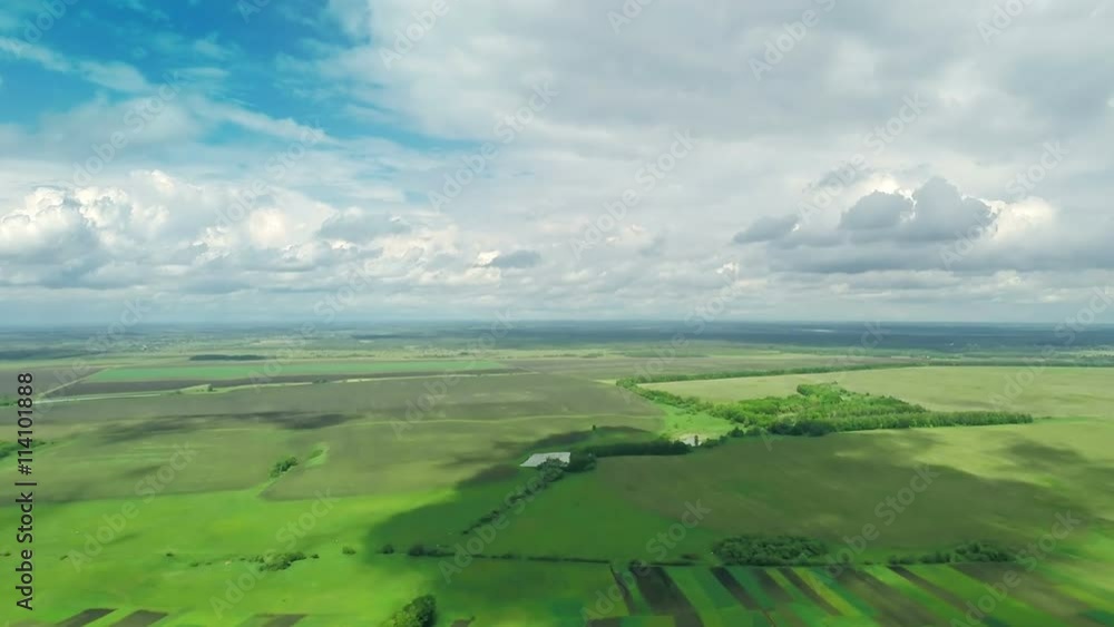 Aerial shot: Village With a Bird's-eye view in Spring
Aerial shot: Village With a Bird's-eye view in Spring