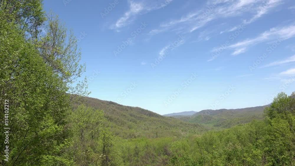 Wide open view of Tennessee mountains. Wide open view of Tennessee mountains.