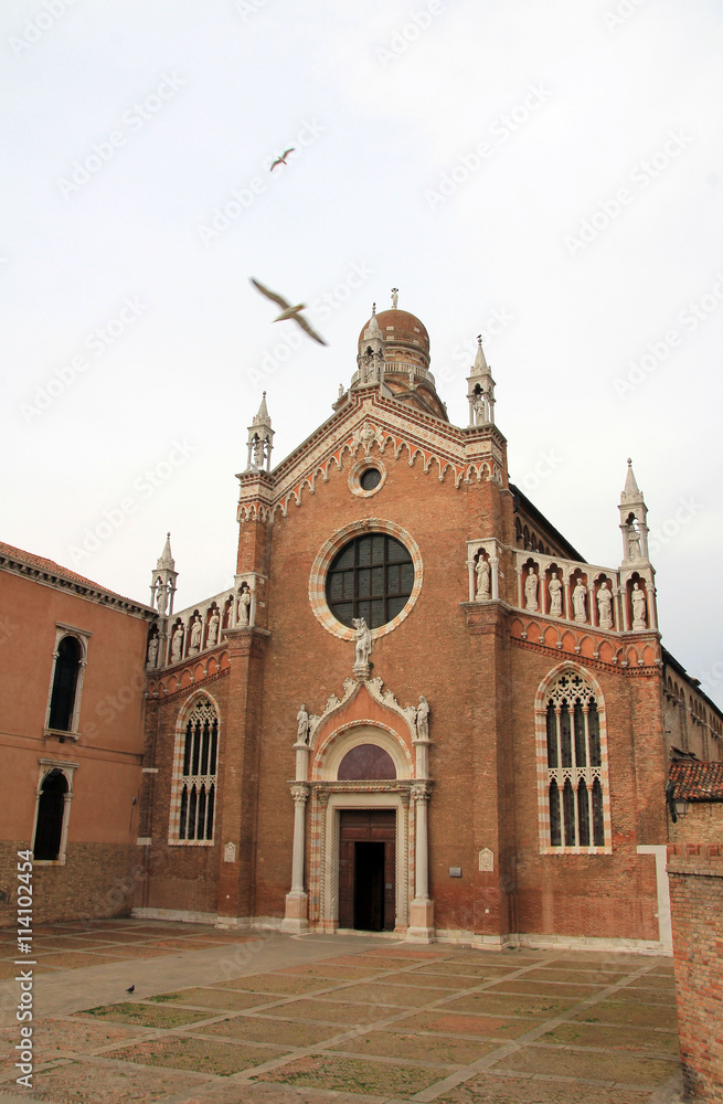 Obraz premium The church of Santa Maria del Orto in Venice, Italy