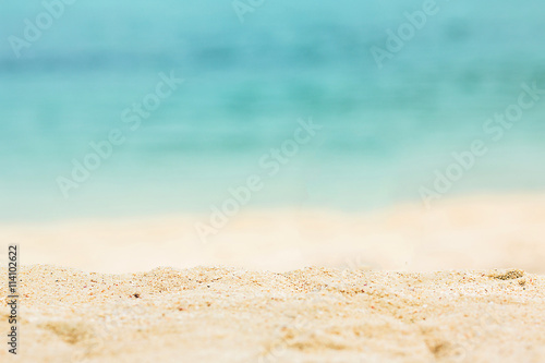 Tropical sand beach background