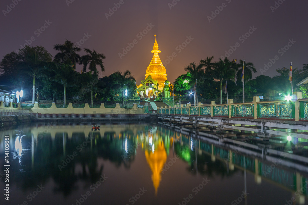Maha Wizaya Pagoda, Yangon (Rangoon), Myanmar (Burma), Asia