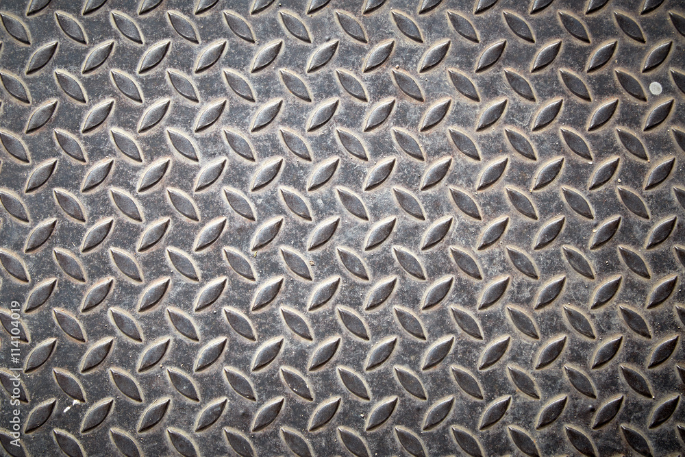Pattern on iron plate Pattern on iron plate
