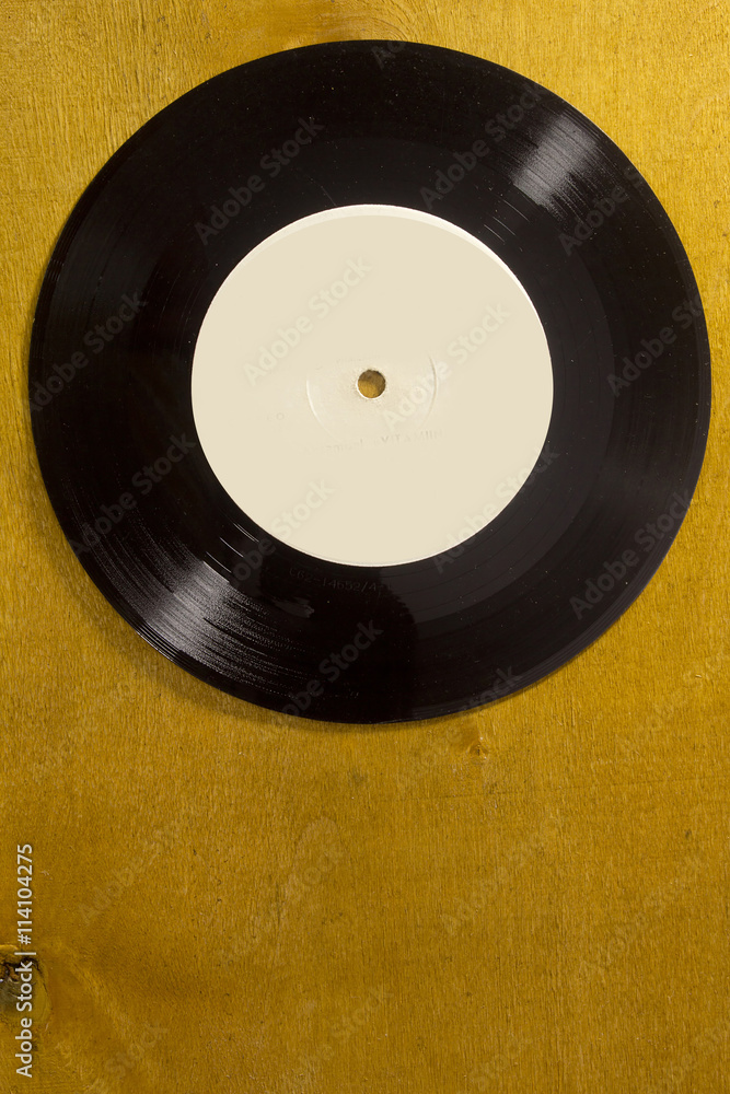 Obraz premium Muzyczna płyta winylowa