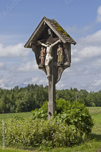 Wegkreuz in Oberbayern