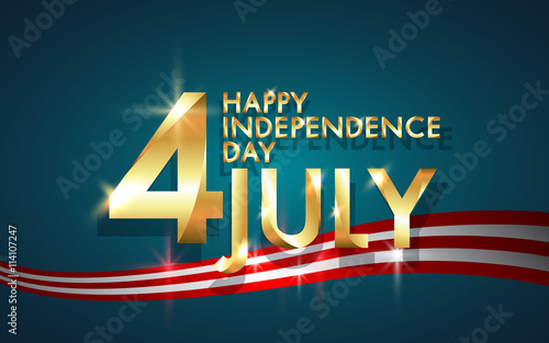 Background of Happy Independence Day, 4th of July