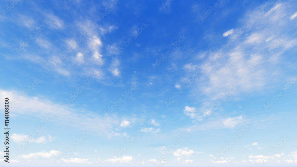 Fototapeta premium Cloudy blue sky abstract background, blue sky background with ti