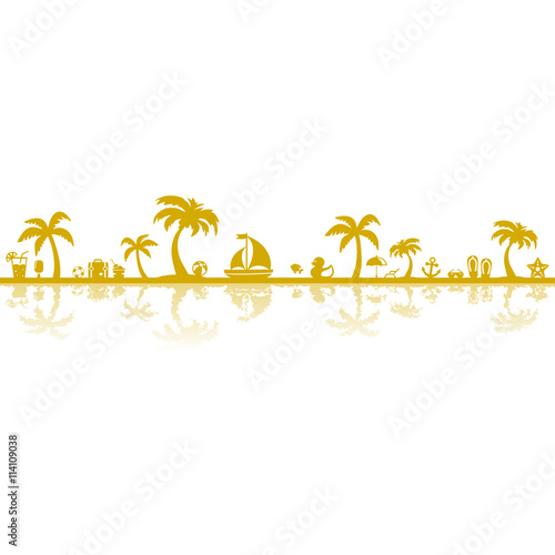 Strand Silhouette