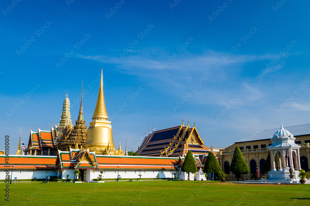 The famous royal emerald temple from Bangkok