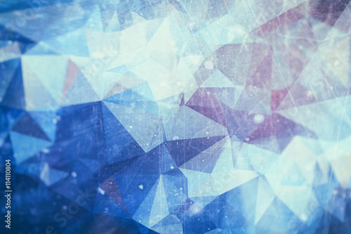 Iced abstract background - winter ice illustration