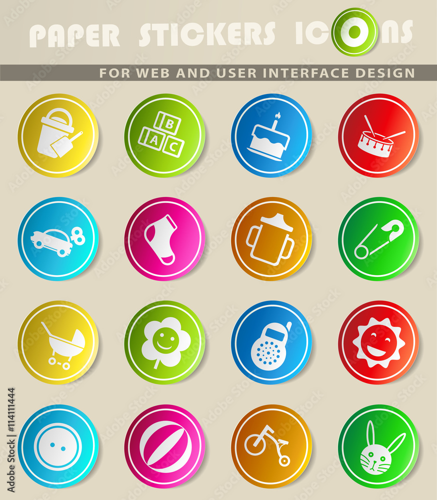 baby icon set baby icon set
