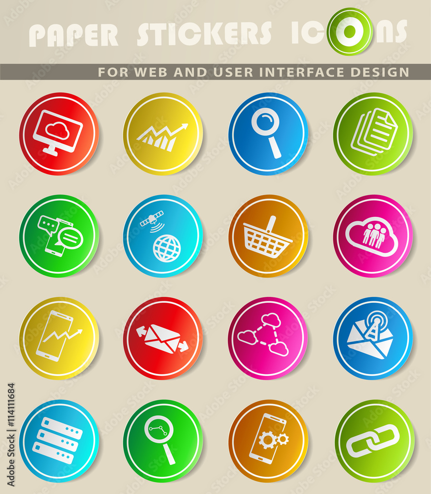 Data analytic simply icons Data analytic simply icons