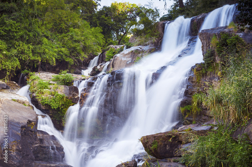 Mae Klang waterfall in doi-inthanon Chiangmai   Thailand