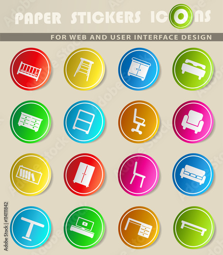 Furniture simply icons