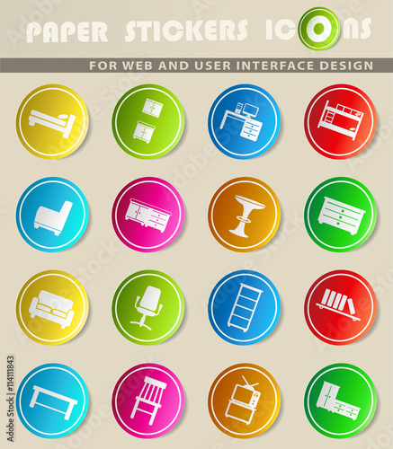 Furniture simply icons