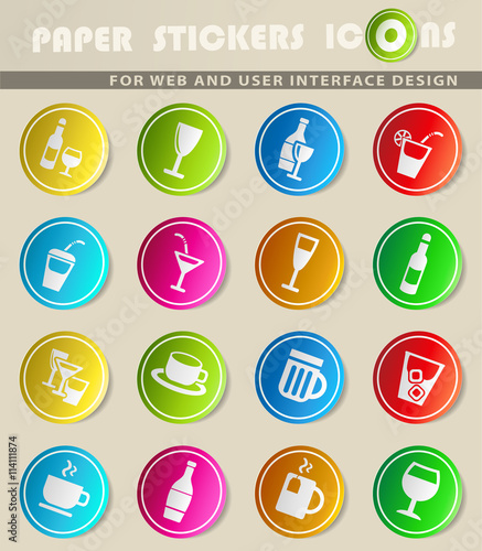 glasses icon set