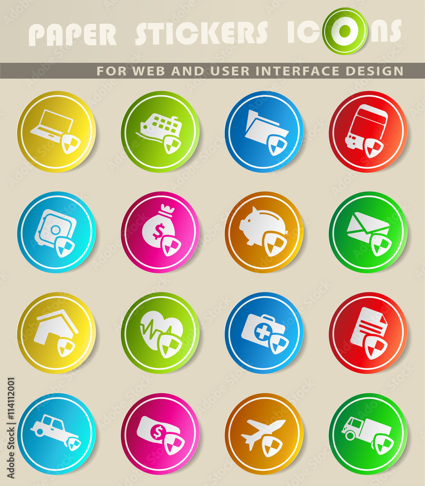 Insurance simply icons Insurance simply icons