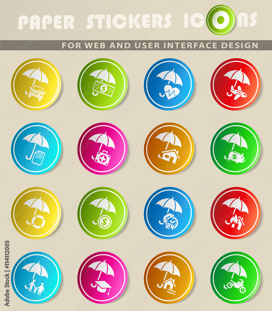 insurance icon set insurance icon set