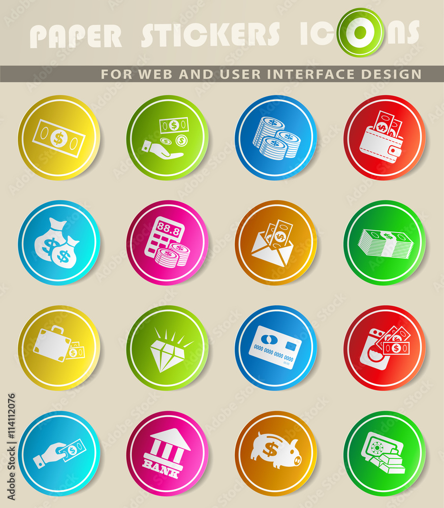hand and money icon set hand and money icon set