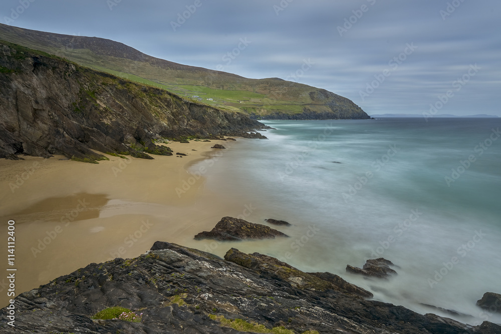 Rocky coastline at Slea Head on Dingle Peninsula, Ireland, nature
