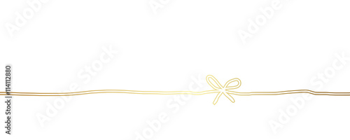 Schleife Band Banner Gold Hintergrund