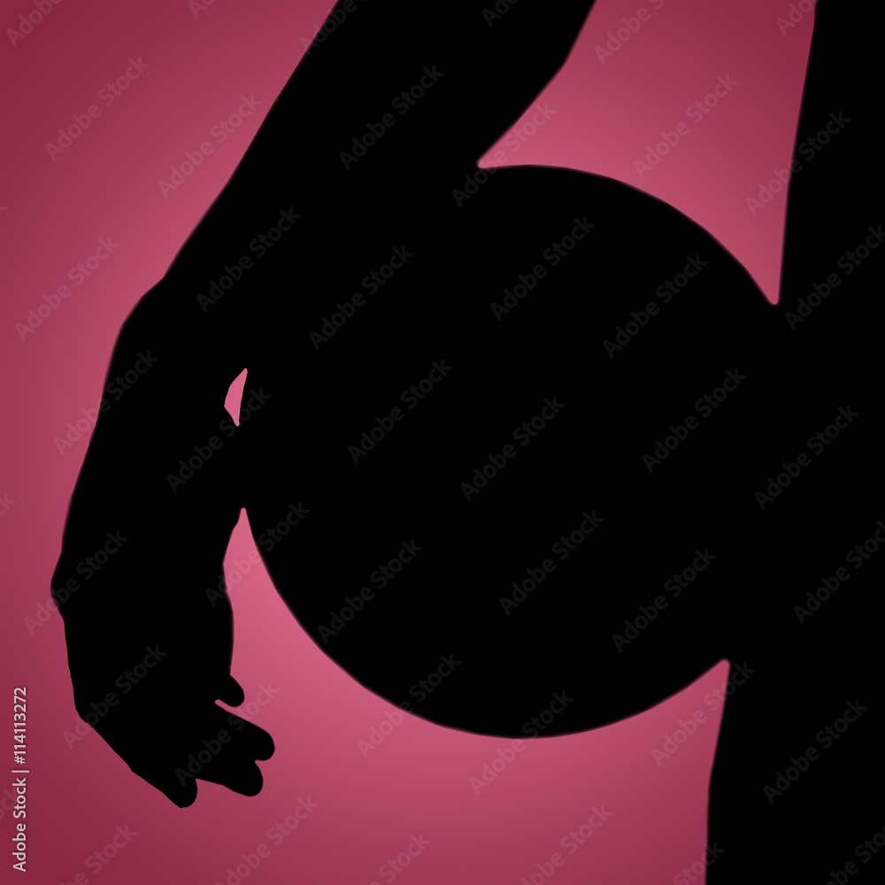 Composite image of man holding basket ball Composite image of man holding basket ball