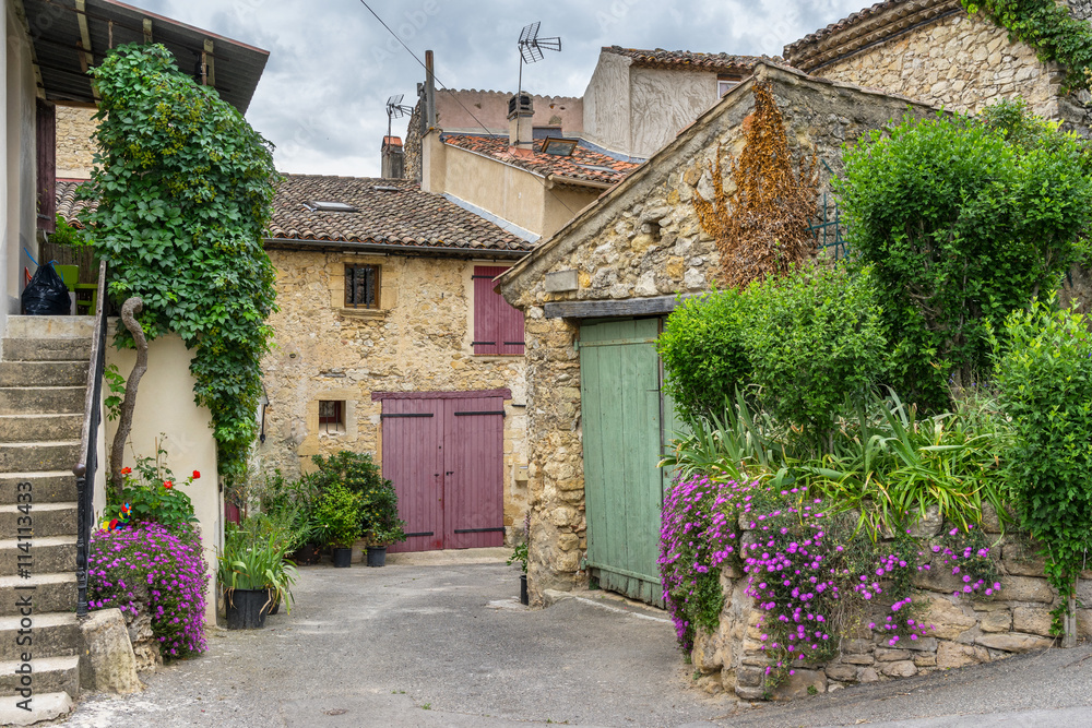 The hill top village of Mirabeau in the Luberon Provence