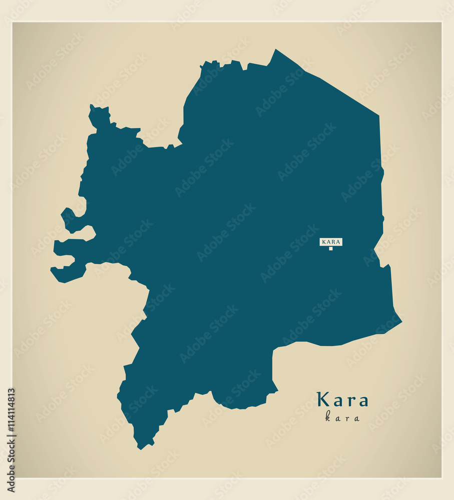 Modern Map - Kara TG