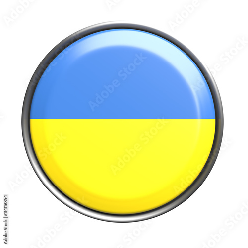 Button with Ukraine flag Free Download Button with Ukraine flag - GFXLoad