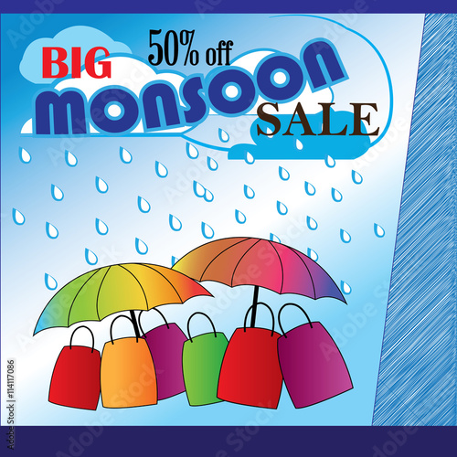 Availing offers at a discount sale-Advertisement