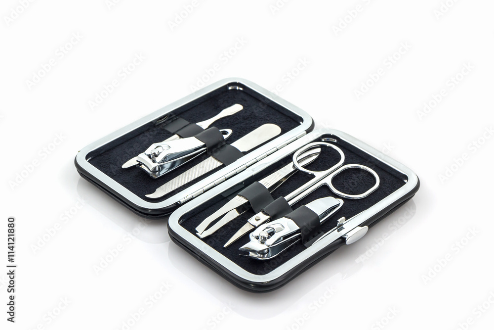 Tools of a manicure set. Tools of a manicure set.