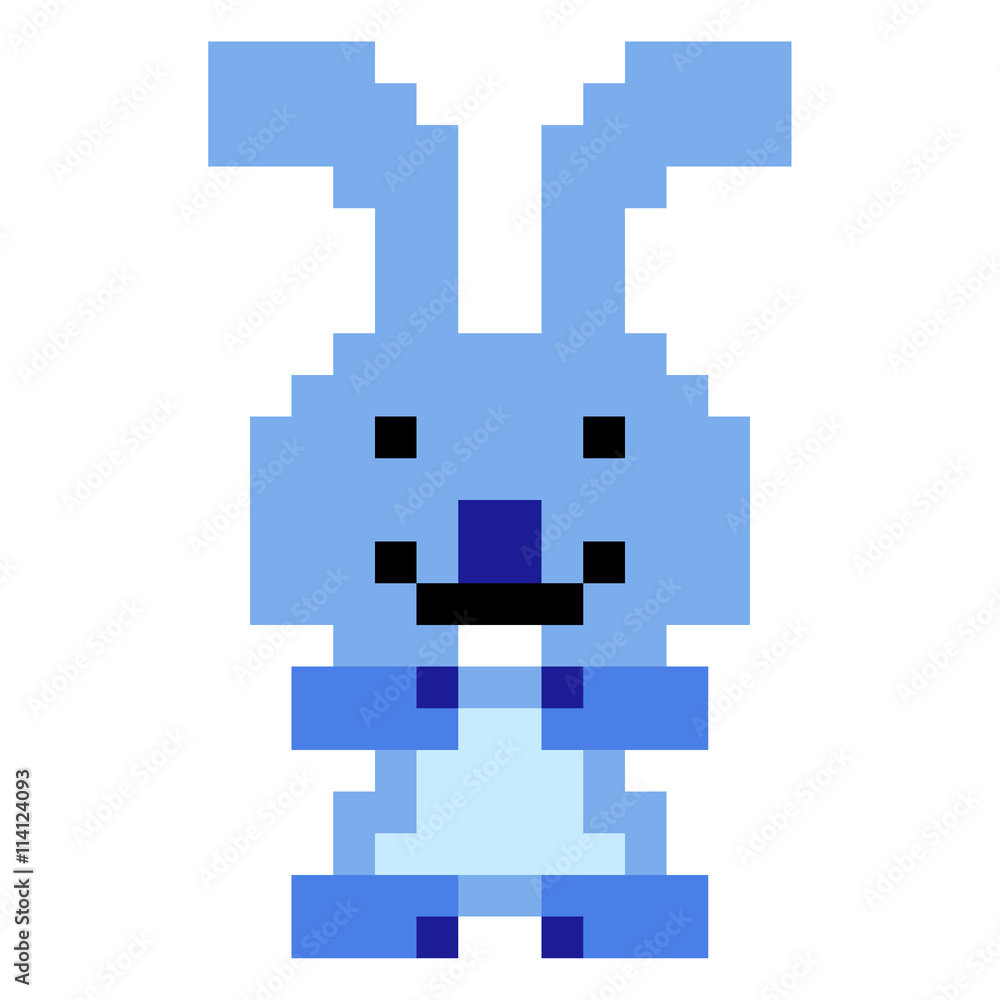 pixel art rabbit pixel art rabbit