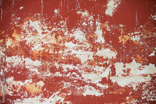 Old red wall