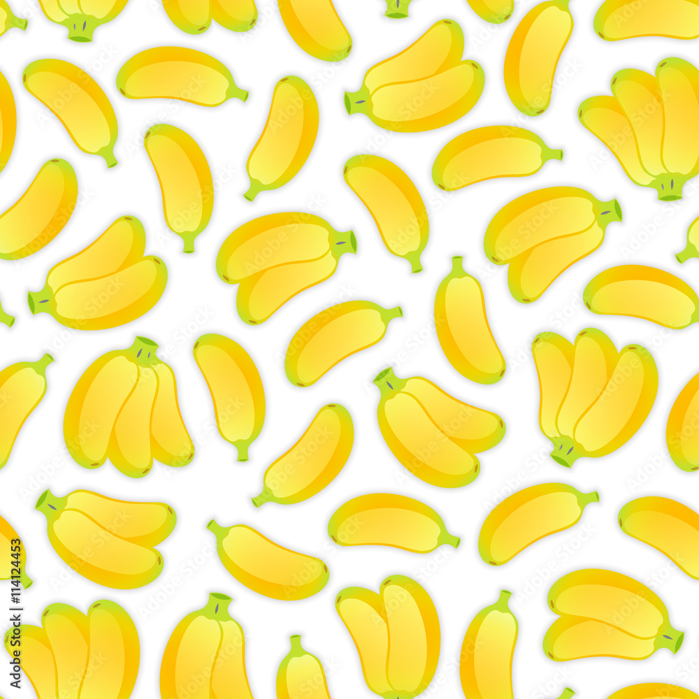 Seamless Background with Bananas Seamless Background with Bananas