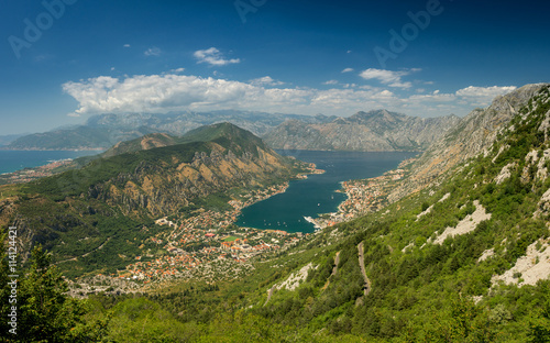 View of Kotor city and Bay - Montenegro