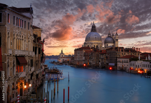 Venice, a romantic city, at sunrise © tsomchat