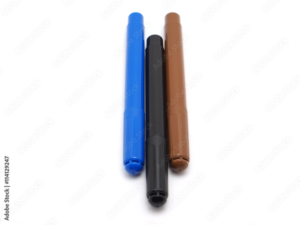 felt-tip pen on a white background felt-tip pen on a white background