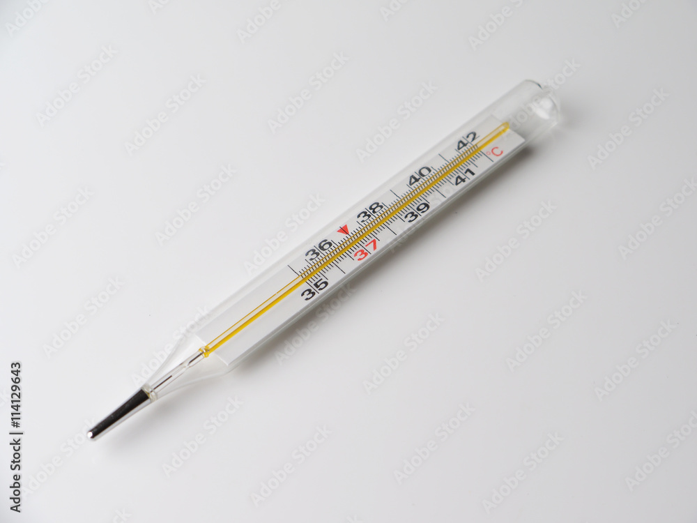 thermometer on a gray background thermometer on a gray background