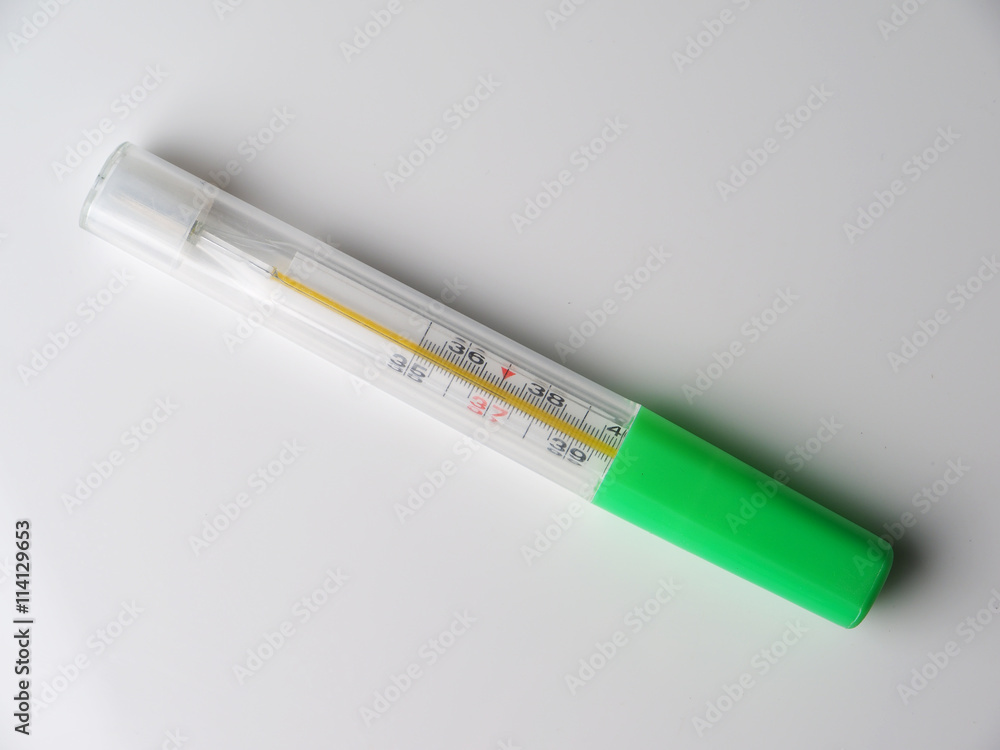 thermometer on a gray background thermometer on a gray background