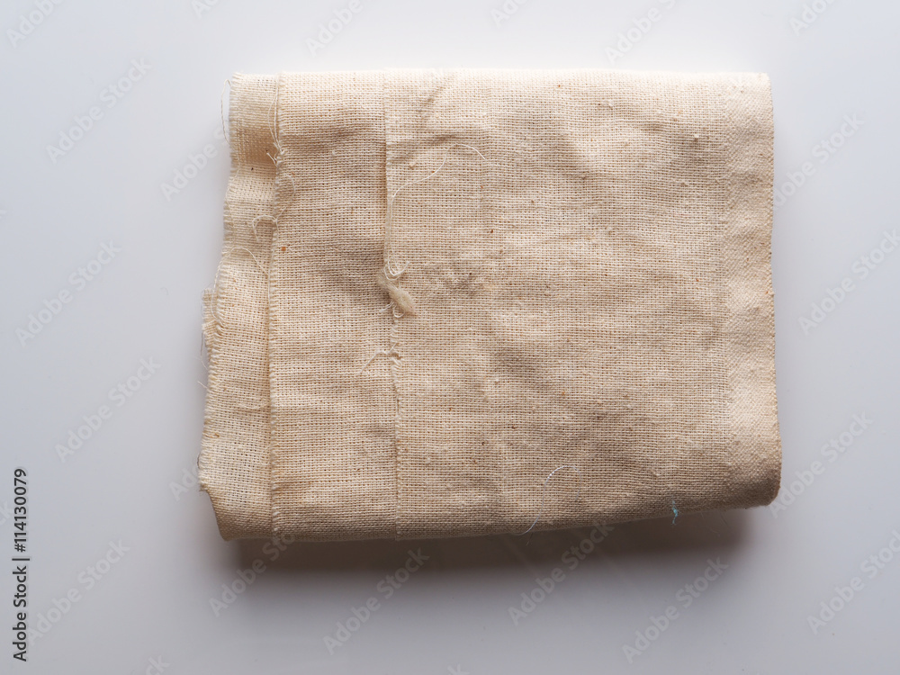 burlap on a gray background burlap on a gray background