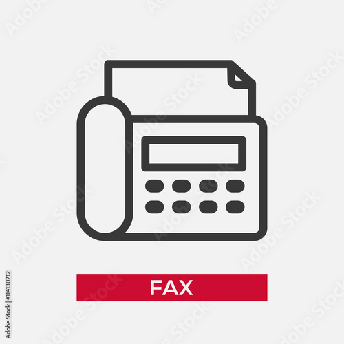 Telephone Fax single icon © Boyko.Pictures