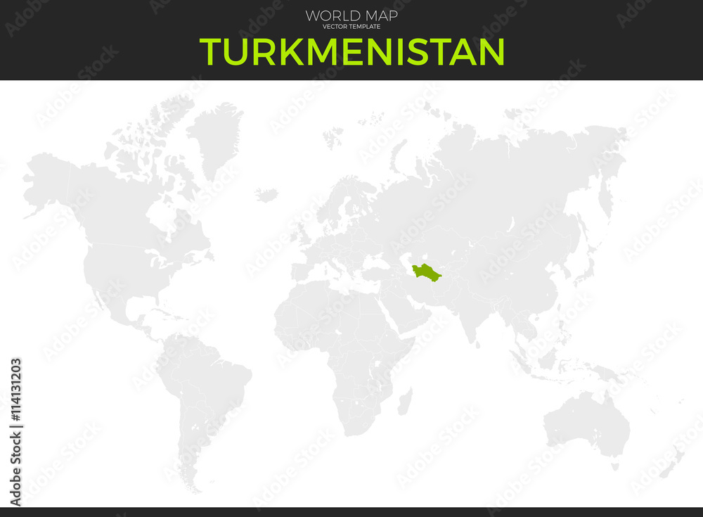 Turkmenistan Location Map