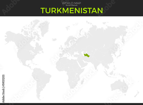 Turkmenistan Location Map