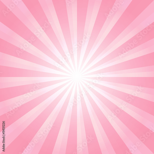 Abstract background. Pink rays background. Vector 
