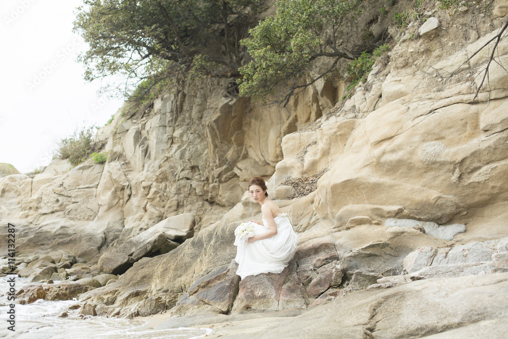 海岸の花嫁