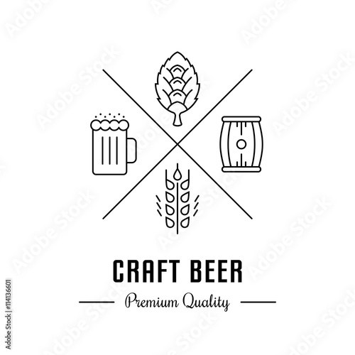 Vector Logo Craft Beer