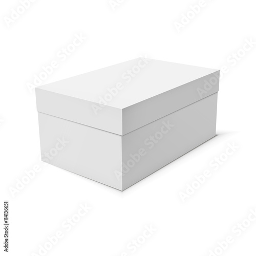 Blank paper or cardboard box template © RLRRLRLL